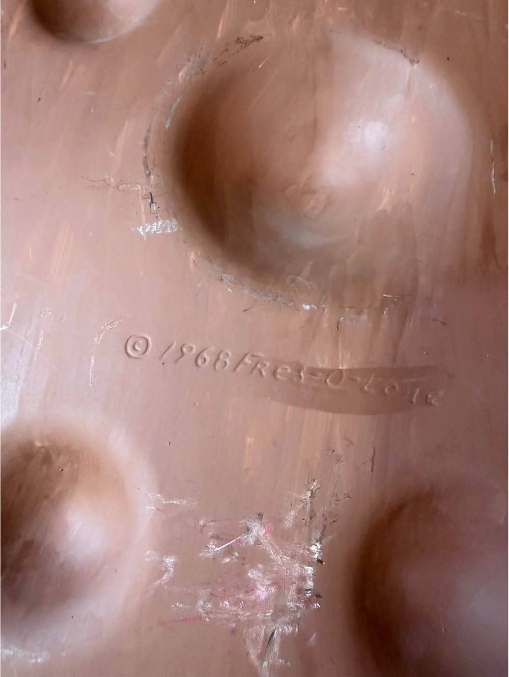 Vintage Pair of Decorative Plaques with Bearded Man in Helmet Design